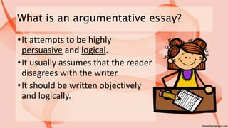 Writing an Argumentative Essay