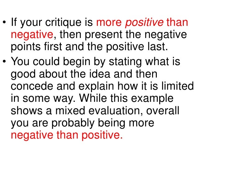 how to write a critique essay an evaluation essay