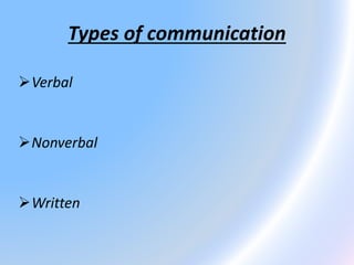 Writing and communication skills | PPTX