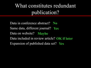  NEJM, Science, Nature = 90%Major reasons for rejection  Confirmatory (not novel)