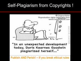 Self-Plagiarism from Copyrights !
 