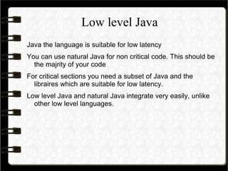 Writing and testing high frequency trading engines in java | ODP