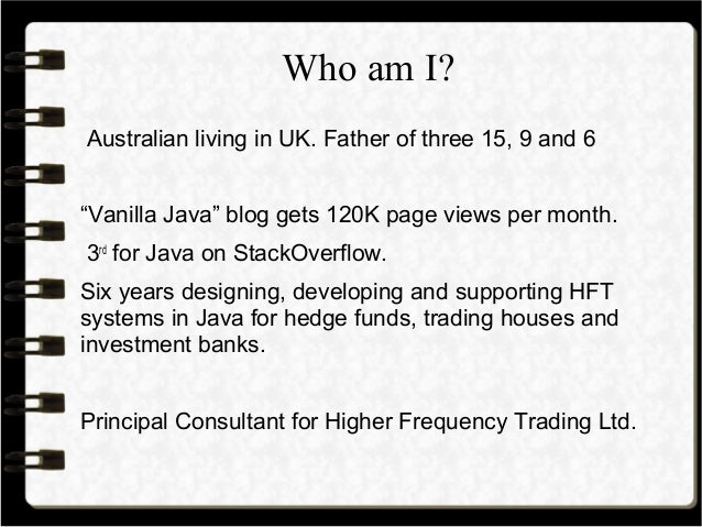 Trading system java