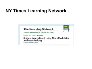 NY Times Learning Network
 