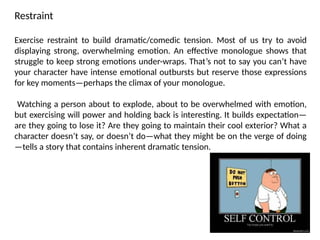 Writing An Effective Monologue For English Lit PPTX