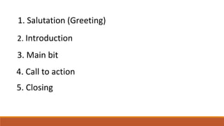 Salutations Main Writing an email | PPT