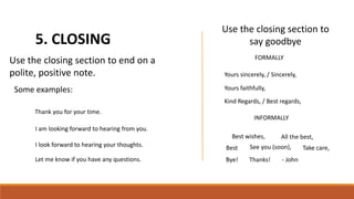 Writing an email | PPT