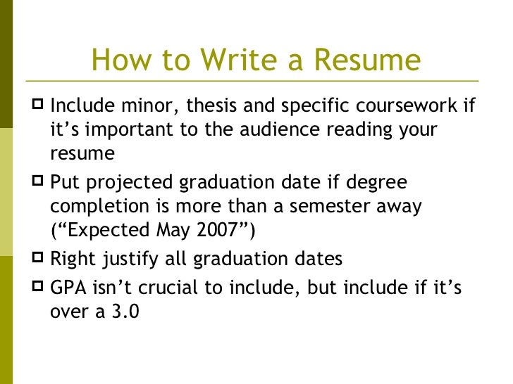 how to write an eye catching resumes