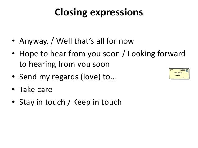 Writing An Informal Email Or Letter