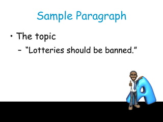 Writing An Opinion Paragraph