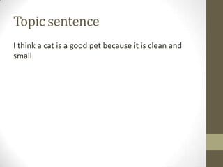 Writing a paragraph | PPTX