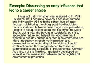 Writing A Personal Statement For Graduate School Kristin Von Kundra ...