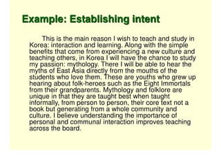 Writing A Personal Statement For Graduate School Kristin Von Kundra ...