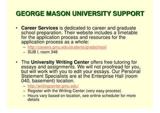 Writing A Personal Statement For Graduate School Kristin Von Kundra ...