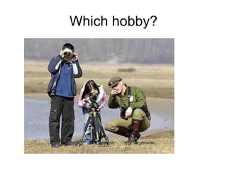 Which hobby? 