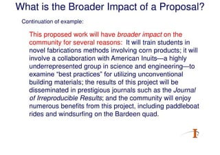 Writing A Project Summary