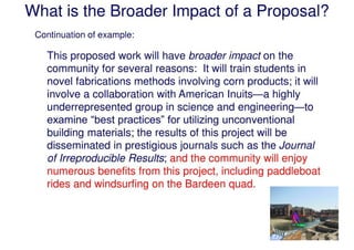 Writing A Project Summary