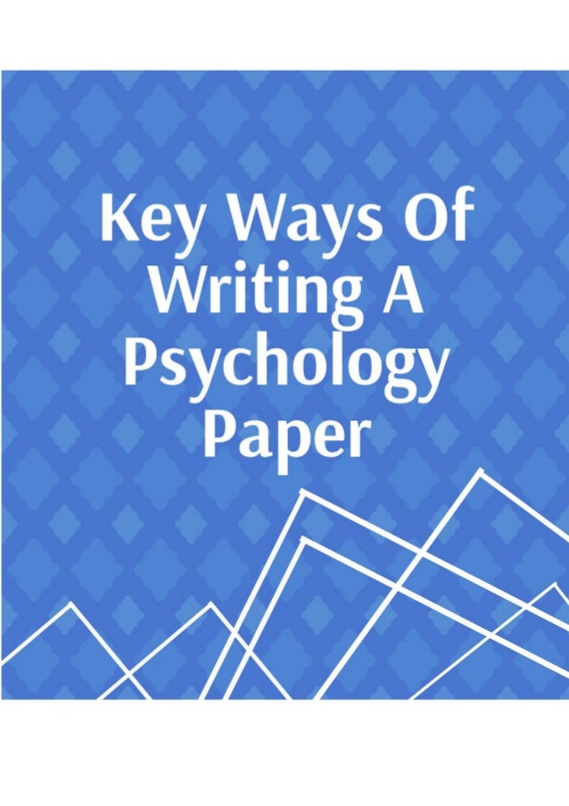 Writers for psychology papers