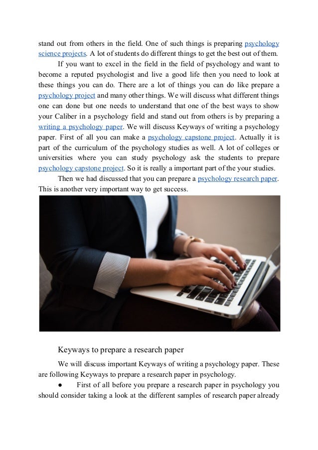 Writers for psychology papers