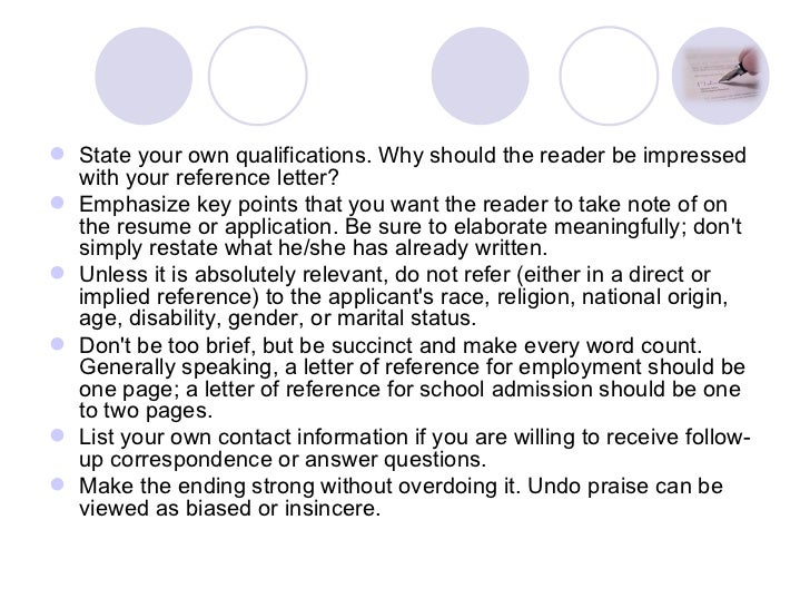 writing a reference letter writing your own recommendation letter