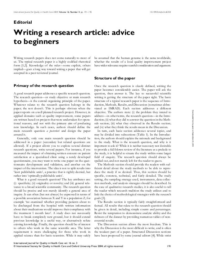 research papers journal articles