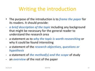 Writing A Research Paper Dr. Nguyen Thi Thuy Minh | PPT