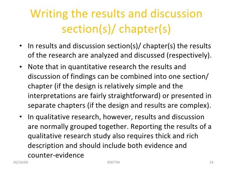 Discussion of research paper