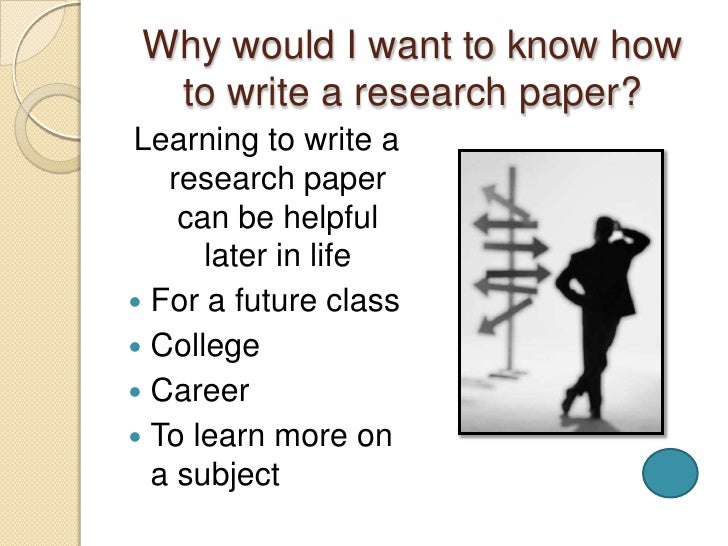 Steps on how to write a research paper