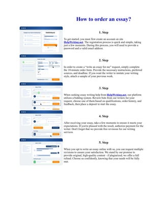 How Do You Write a Discussion Paper? Uncovering the Secrets to Writing a Great Research Paper Essay As
with any essay, the first step in writing a profile paper is to decide on a topic. A profile essay can be about a
person, place or business, or even an event or activity. Profil... How to Write an Effective Research Paper
Essay A discussion paper presents and discusses in depth the issues that surround a specific topic. When
writing a discussion paper, you must include thorough discussion of both sides of... An introduction to a
project, paper or verbal presentation engages an audience and provides a concise preview that includes the
background of the project, clarifies the points exam... Writing a research paper essay can be a daunting task
for students. It requires extensive research, careful analysis, and the ability to organize and present your
findings in a cle... Writing a research paper is a bit more difficult that a standard high school essay. You need
to site sources, use academic data and show scientific examples. Before beginning, you’... Writing a research
paper is a bit more difficult that a standard high school essay. You need to site sources, use academic data and
show scientific examples. Before beginning, you’... How Do You Write a Discussion Paper? How to Write a
 