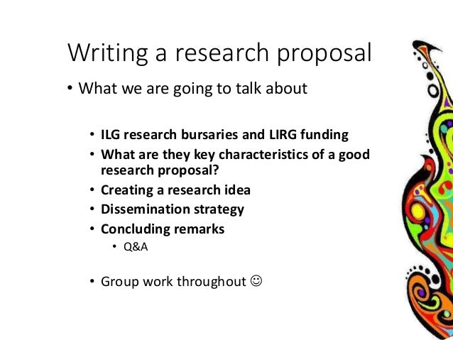 Research proposal writing servies