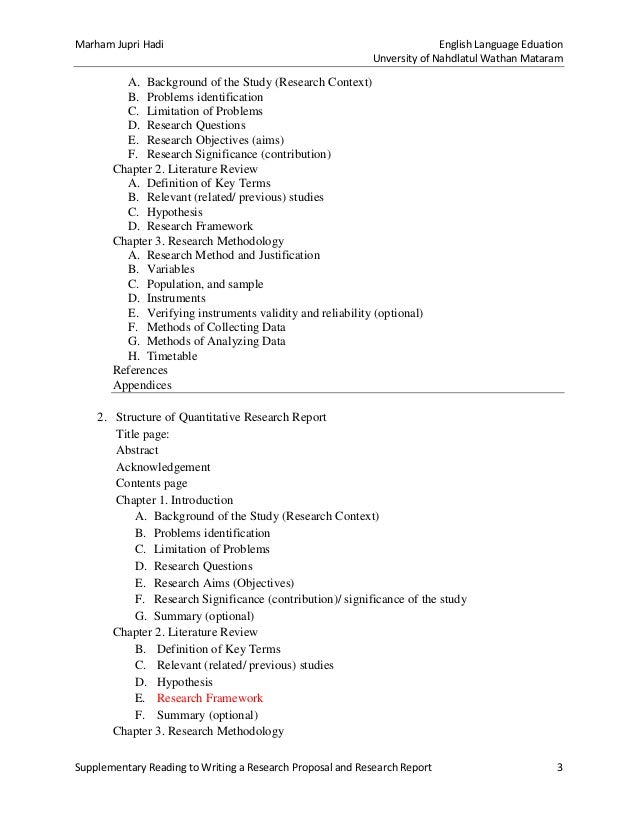 research proposal on english language