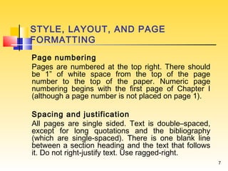 Writing a research report | PPT