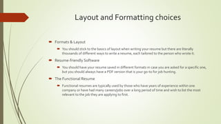 Writing a Resume PPT - Writing A Resume 5 320 