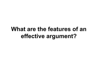Writing argument 101 | PPT