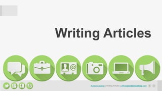 Writing Articles

AudaciousLeap | Writing Articles | office@audaciousleap.com

 