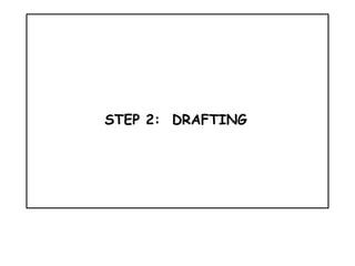 STEP 2: DRAFTING
 