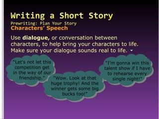 Writing a short story