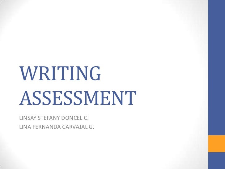 evaluation of writing evaluation of writing