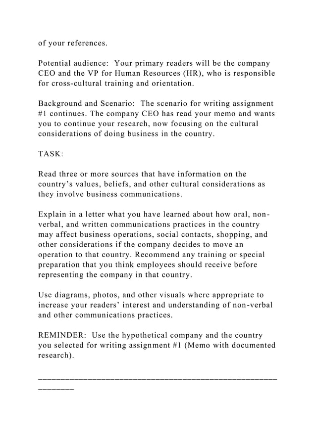 Writing Assignment 2 Writing Review Checklist and Rubric .docx