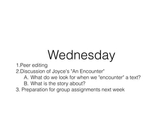 Wednesday Assignment 106 slides 2 2013: Writing as Thinking | PPT