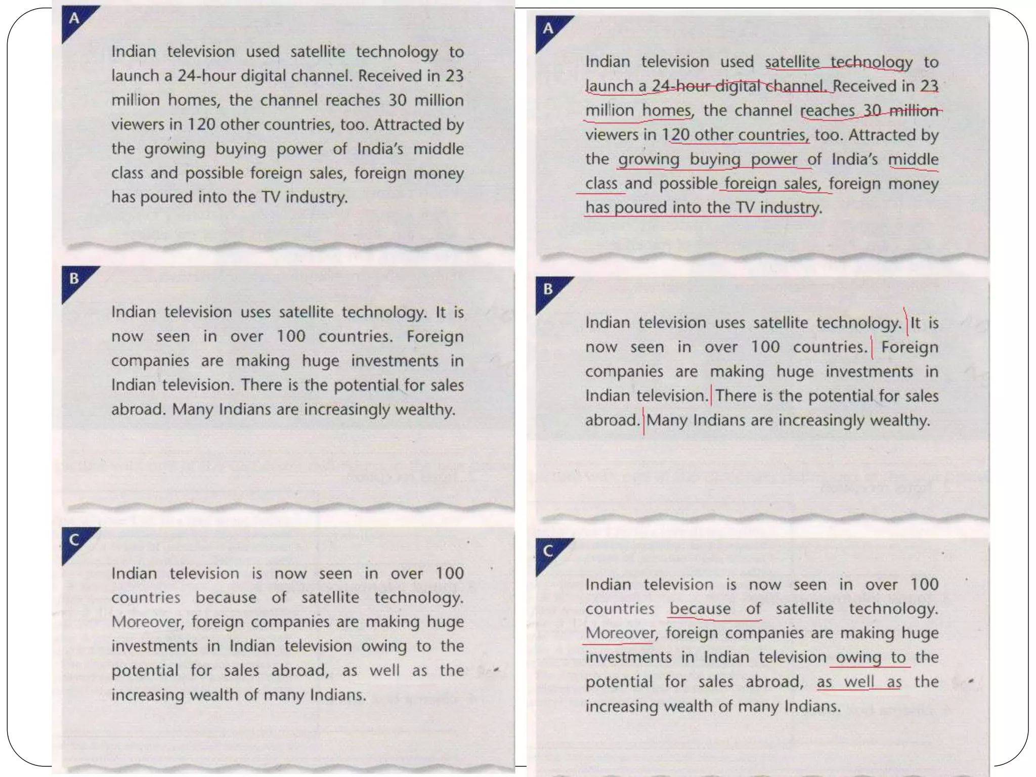 Writing a summary (Material from Towards Proficiency (OUP)