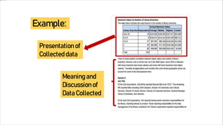 Data Collection Writing Example Writing a Survey, Scientific and Field Reports.pptx