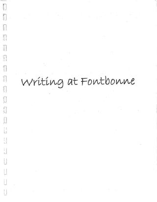Writing at fontbonne
