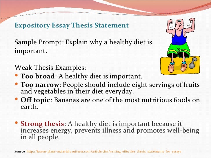 how to write a thesis statement for an explanatory essay