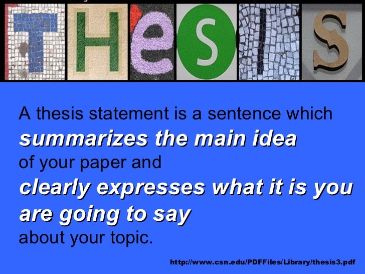 Thesis statement copyright law