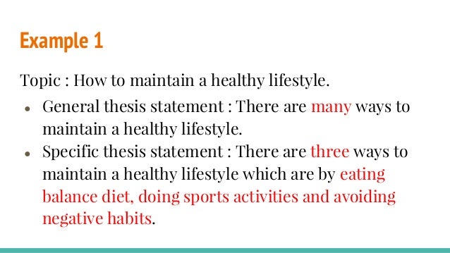 Essay about healthy lifestyle