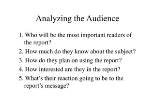 Writing Oudit Writing Audit Reports | PDF