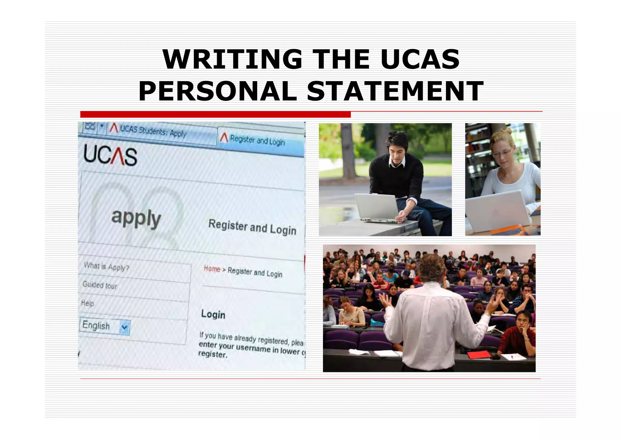 Writing a UK Personal Statement | PDF