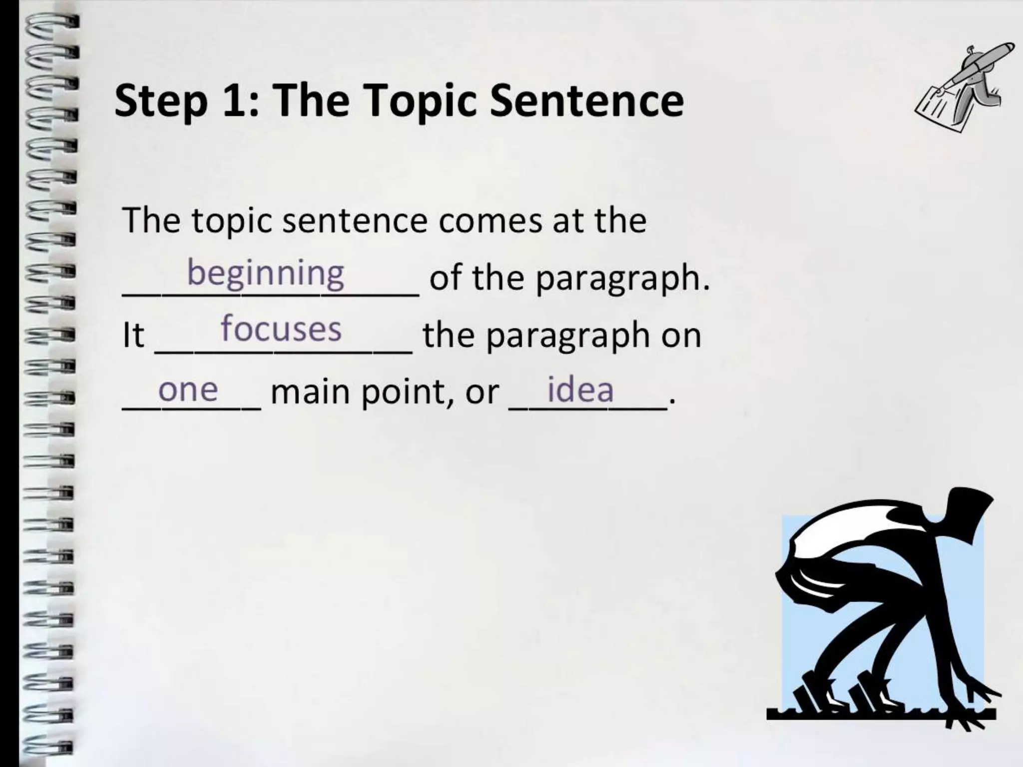 Writing a WellStructured Paragraph PPT