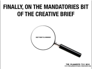 Writing better creative briefs